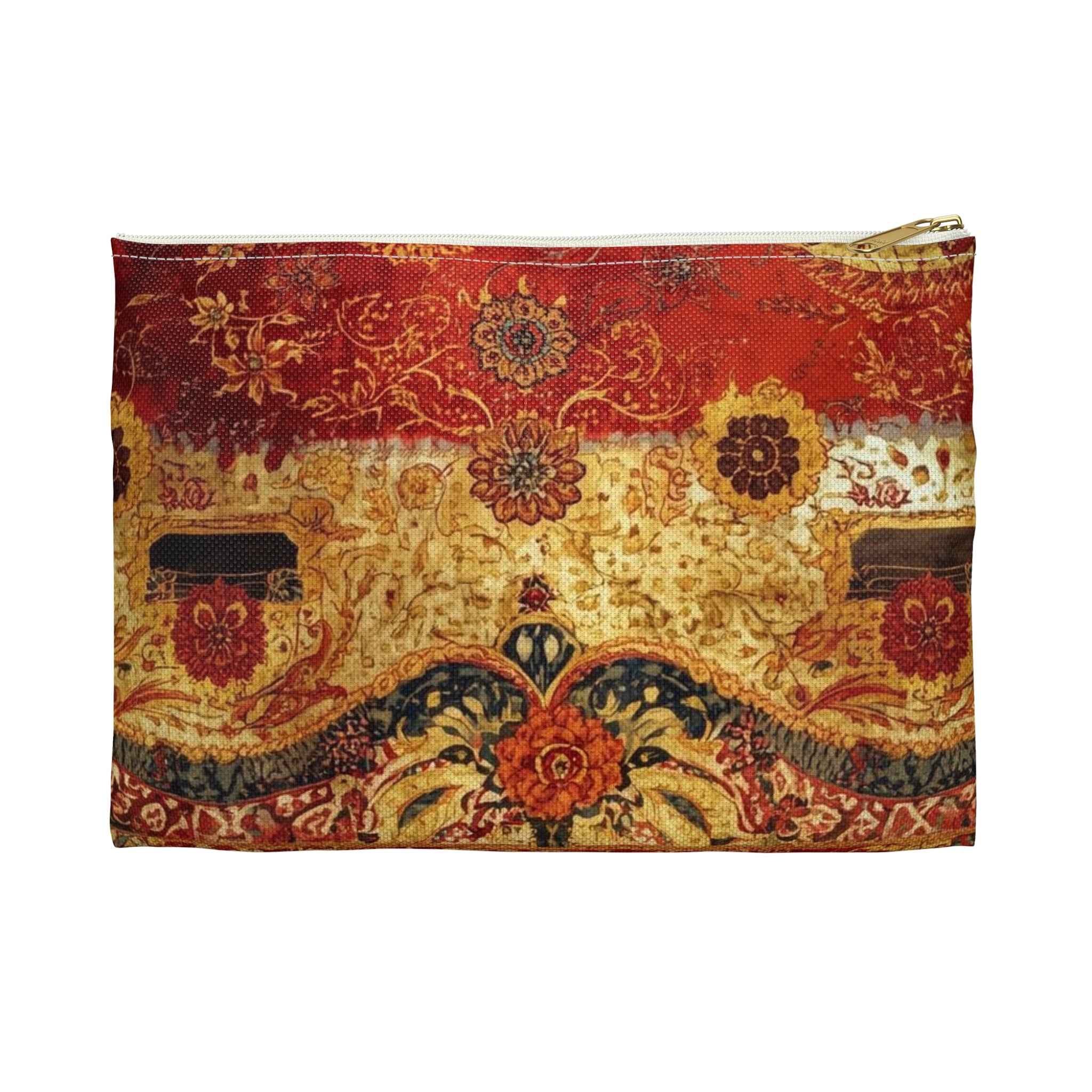 Elegant Floral Accessory Pouch for Stylish Organization